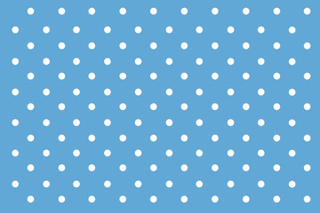 Blue Pastel polka dots background. 