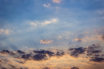sky with clouds