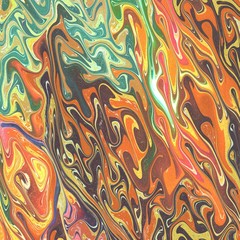 Textured and artistic colorful wavy lines background.