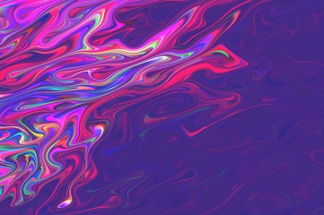 Abstract stylish dark purple colored waves background. Artistic painting wavy lines background.