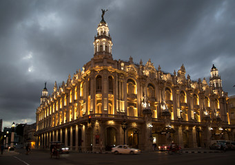 Fototapeta na wymiar The Gran Teatro de La Habana Alicia Alonso in Havana in Cuba