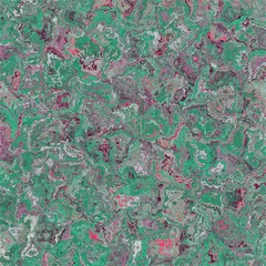 Vintage style colored wavy lines abstract painting art background.