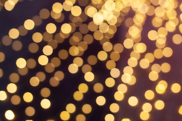 Abstract bokeh night in city background.