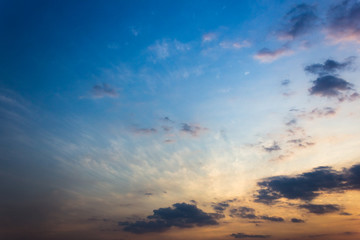 sky with clouds