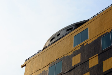 yellow gold color tone building