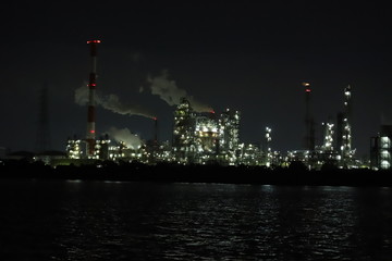 四日市　工場夜景