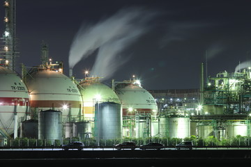 四日市　工場夜景