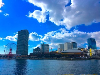 Obraz premium 神戸ハーバーランド全景