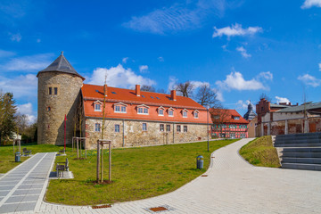 Ansichten vom Schloss Harzgerode im Frühjahr