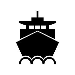 ship icon vector template