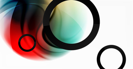 Abstract background, fluid mixing gradient liquid style colors composition. Vector Illustration For Wallpaper, Banner, Background, Card, Book Illustration, landing page