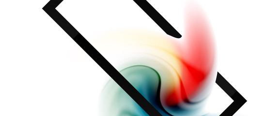 Abstract background, fluid mixing gradient liquid style colors composition. Vector Illustration For Wallpaper, Banner, Background, Card, Book Illustration, landing page