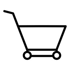 shopping cart icon vector template