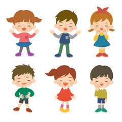 ニコニコ笑顔の子どもたち