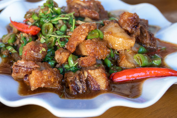 Thai braised pork and peppers