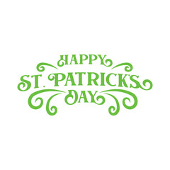 Fototapeta premium St. Patrick's Day Vector Illustration. Happy St. Patrick's Day vector flat design template