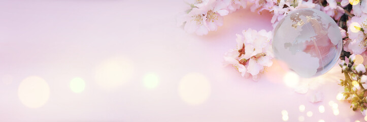 Spring background with blossom