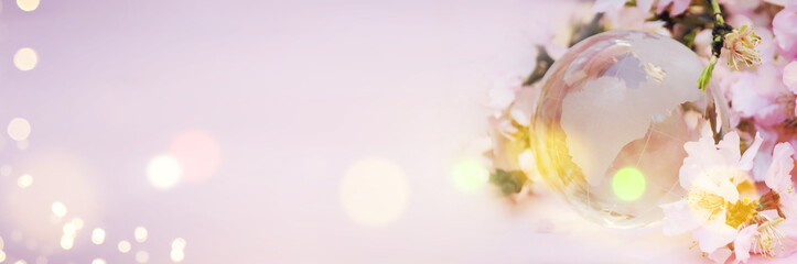 Spring background with blossom