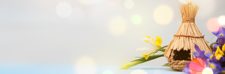 Spring background with blossom