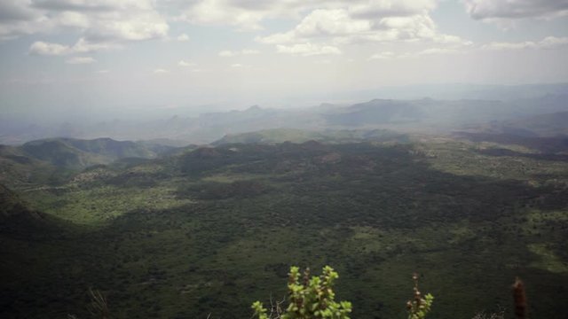 The Great Rift Valley viewpoint, Samburu, Kenya, Africa, pan right
