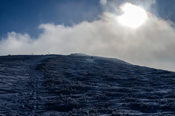 panorama z połoniny Wetlińskiej Bieszczady