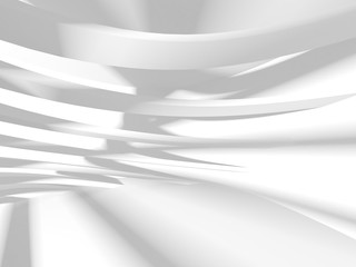 Abstract White Architecture Design Concept