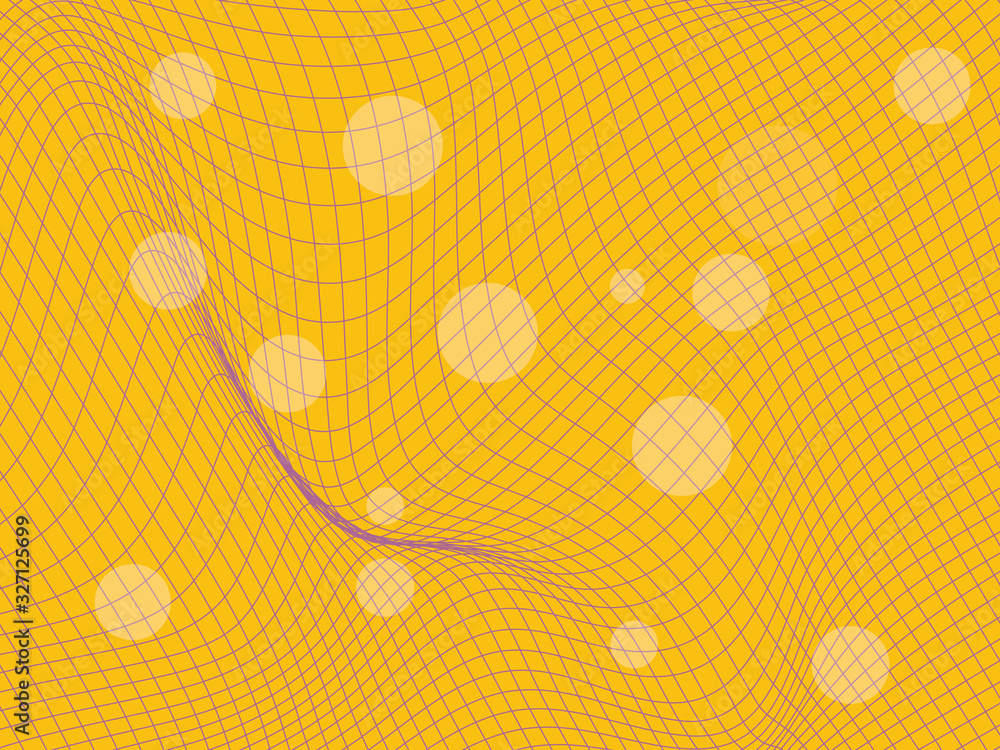 Aufkleber abstract wave line futuristic background template. liquid color design poster. trendy digital dynami