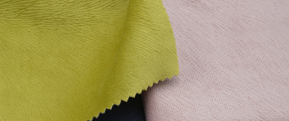 close-up of colorful fabric background