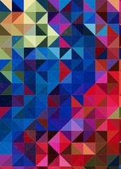 Fototapeta premium Abstract Geometric Art,Modern Conceptual Artwork,Aesthetic Synthwave Cyberpunk Art,Synthwave Poster,Cyberpunk Print,Abstract Painting