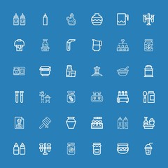 Editable 36 jar icons for web and mobile