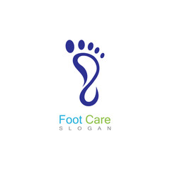 Foot Care Logo Template Design Vector, Emblem, Concept Design, Creative Symbol, Icon