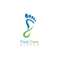 Foot Care Logo Template Design Vector, Emblem, Concept Design, Creative Symbol, Icon