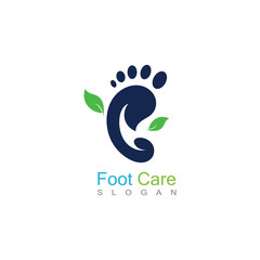 Foot Care Logo Template Design Vector, Emblem, Concept Design, Creative Symbol, Icon
