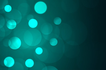 Fototapeta premium abstract blue bokeh light on dark background