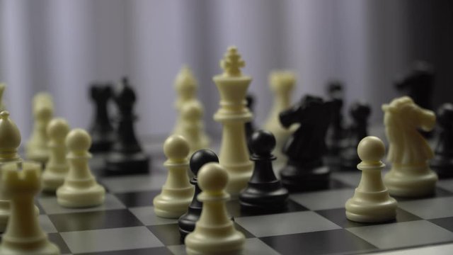 strategic move and chess concept