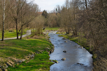 Blick auf den Spree in Sohland	