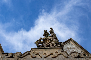 George and Dragon Stone Work Scilpture