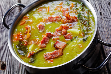 German pea stew erbsensuppe winter hearty dish
