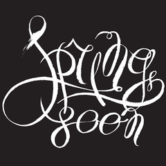 Spring soon text