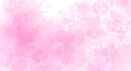 Pink watercolor background for your design, watercolor background concept, vector.