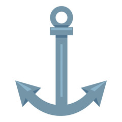 Vector Flat Color Anchor Icon