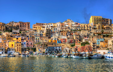 Fototapeta na wymiar From the Harbour of Sciacca, Sicily