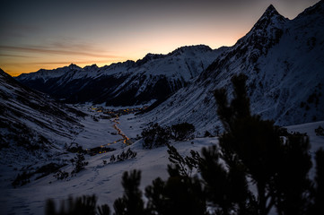 Die Berge in Galt&uuml;r