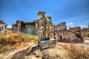 Ruins of Poggioreale, Sicily