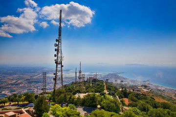 View from the Campanile of the Village of Erice, Sicily