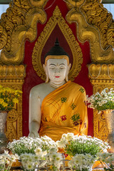 Seated Buddha statue at Pahtodawgyi Pagoda