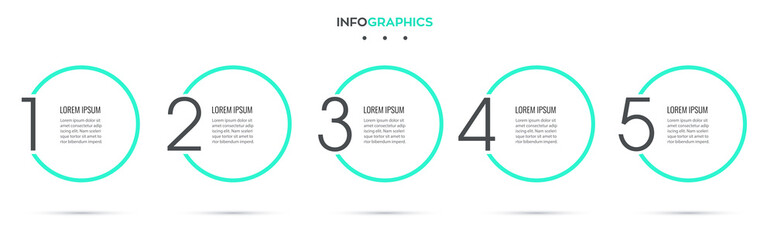 Vector infographic template