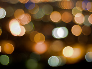 Fototapeta premium Color circles in the lens blur zone