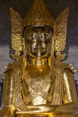 Seated Buddha at Shinpin Shwe Sat Thwar Pagoda