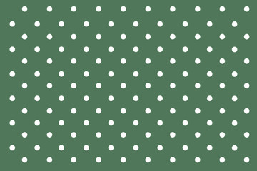 Green Pastel polka dots background.